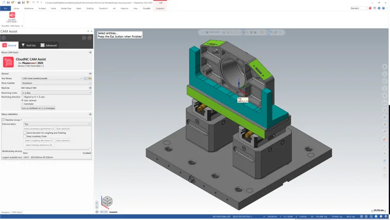 CAM Assist for Mastercam technology partner